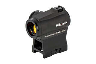 Holosun HS503R microdot with 100,000 hour battery life, multiple reticle system, and rotary rheostat knob.